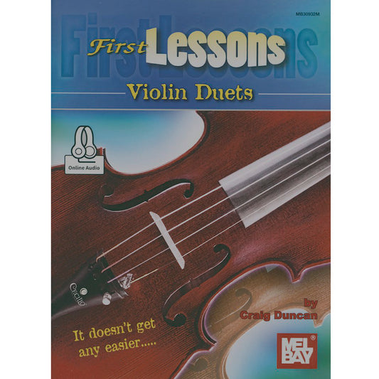 Image 1 of First Lessons Violin Duets - SKU# 02-30932M : Product Type Media : Elderly Instruments