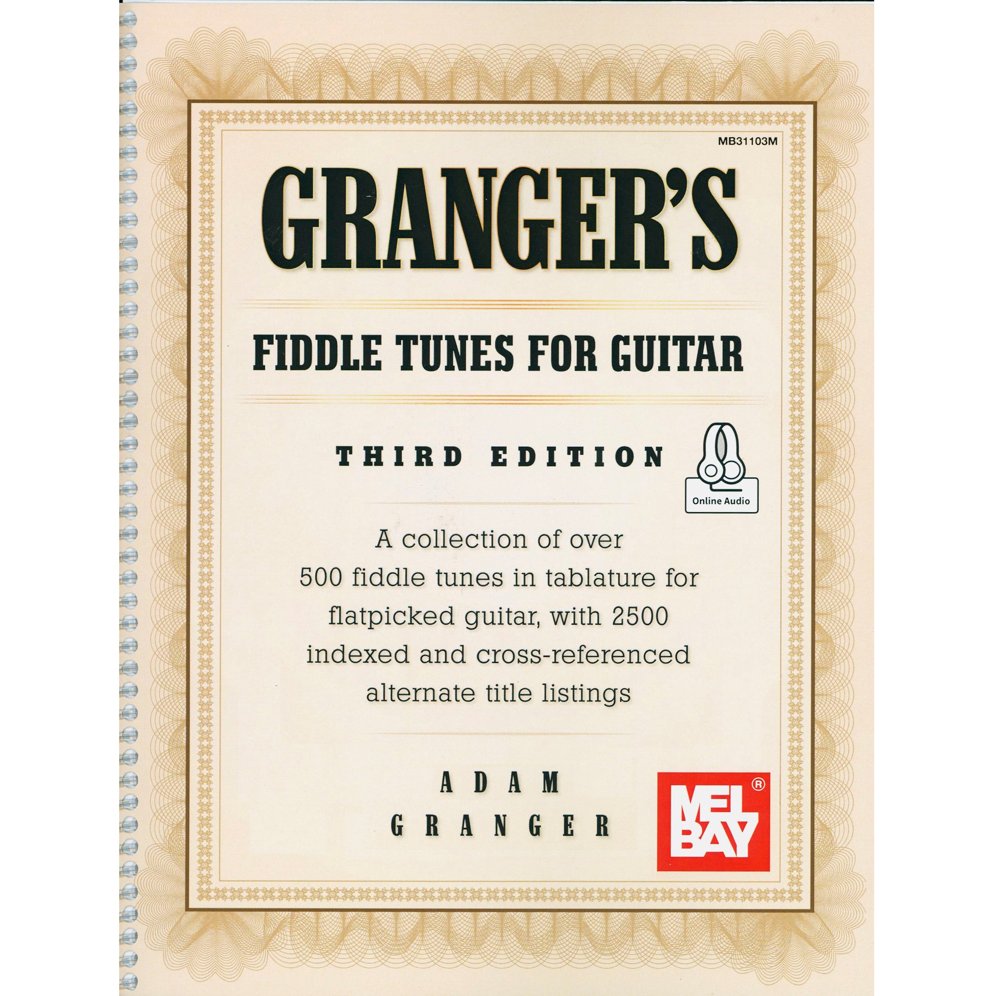 Cover of Granger's Fiddle Tunes for Guitar 3rd edition