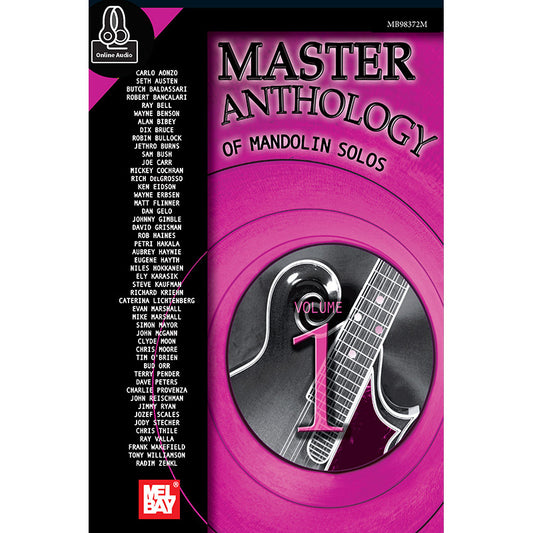 Image 1 of Master Anthology of Mandolin Solos, Volume One - SKU# 02-98372M : Product Type Media : Elderly Instruments