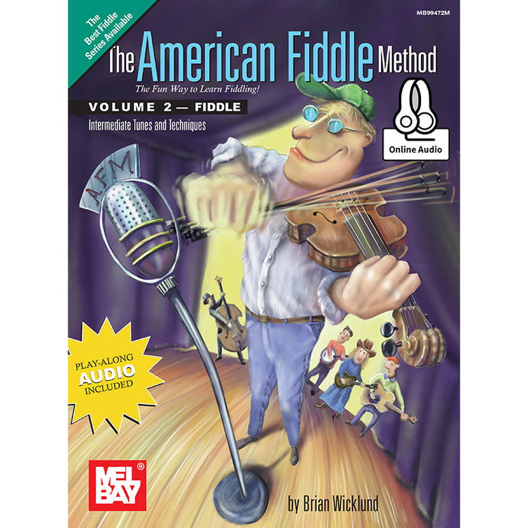 Image 1 of The American Fiddle Method, Vol. 2 - Intermediate Fiddle Tunes and Techniques - SKU# 02-99472M : Product Type Media : Elderly Instruments