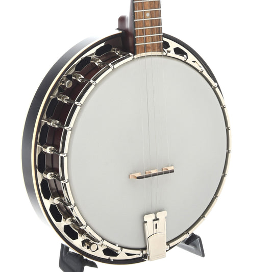 Front and Side of Recording King Dirty 30's Resonator Banjo