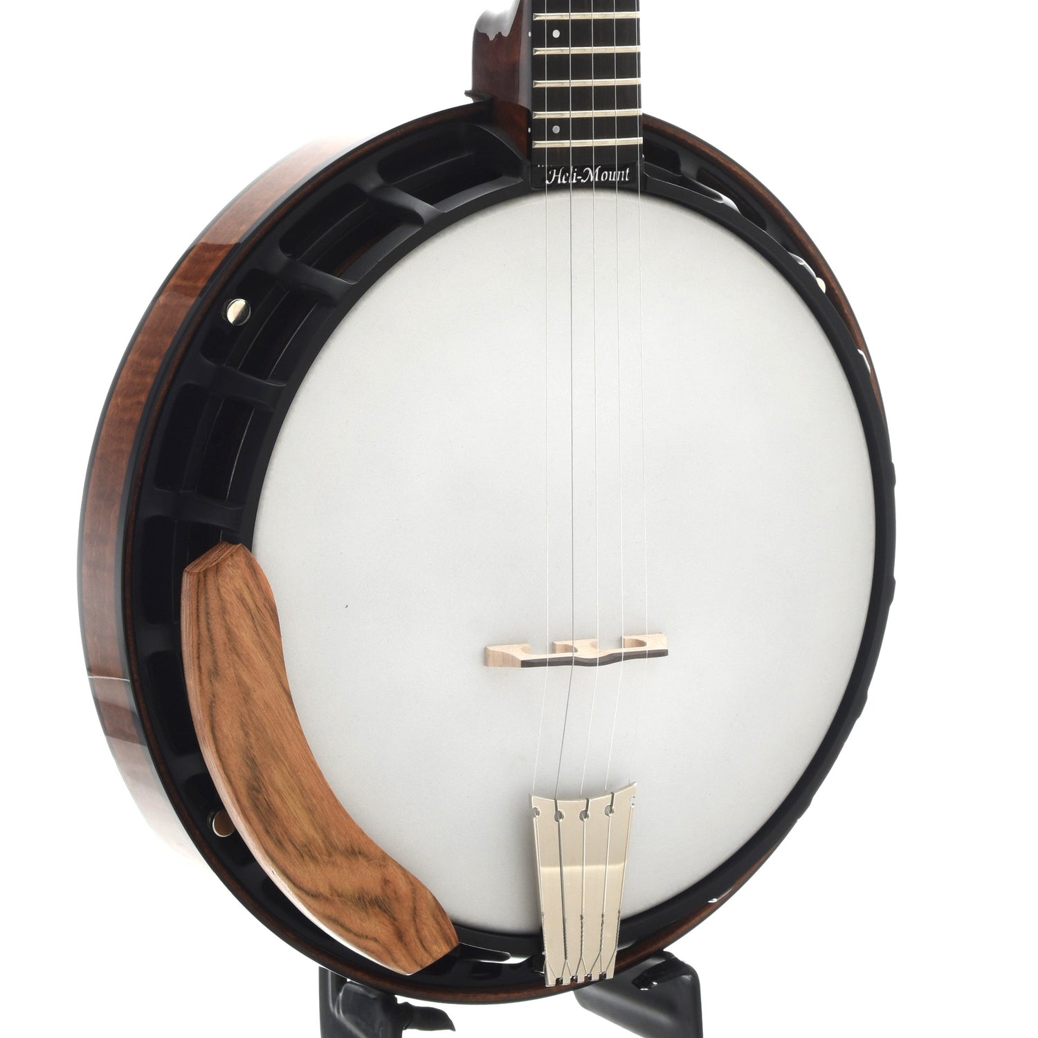 Image 2 of Nechville Maple Midnight Phantom Banjo & Case - SKU# NPHANMPL : Product Type Resonator Back Banjos : Elderly Instruments