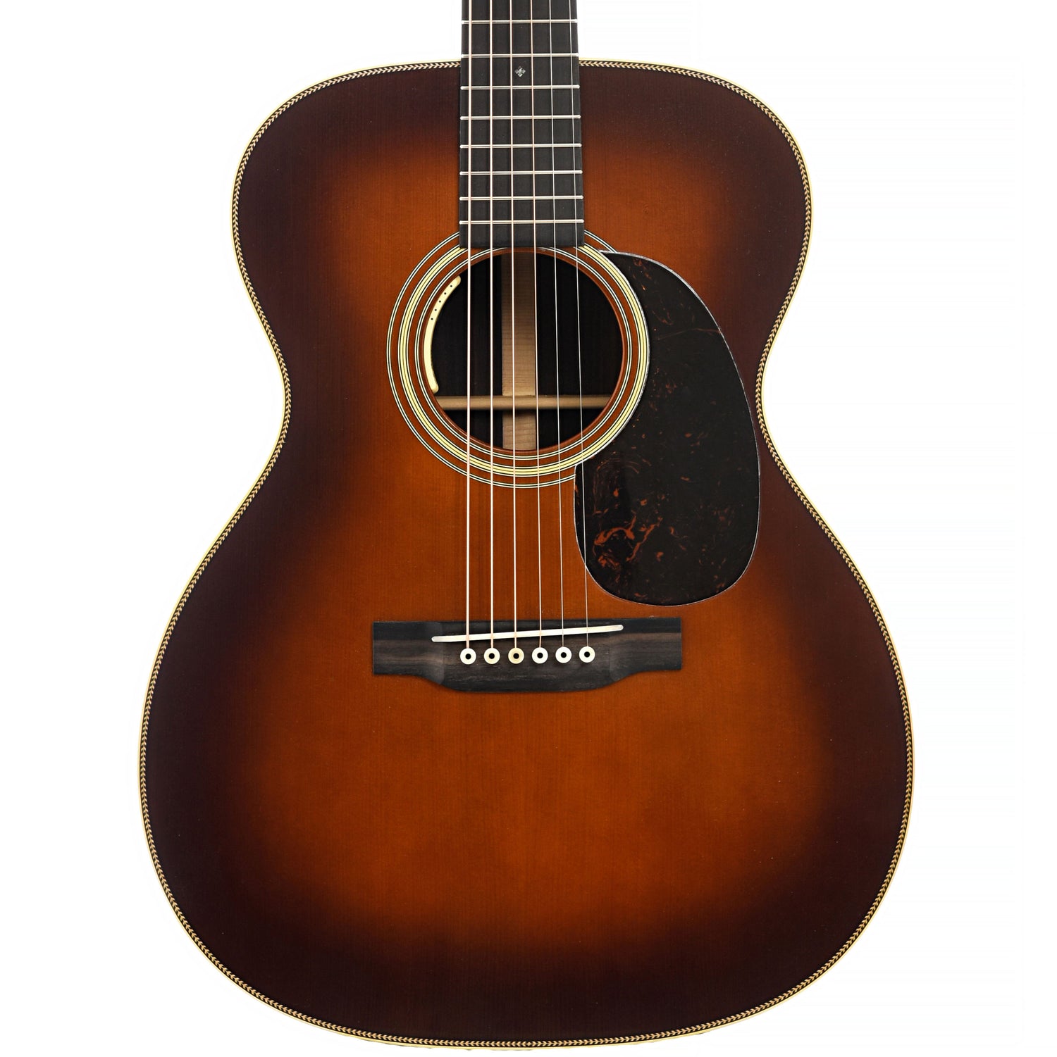 Front of Martin 000-28 Authentic Aged Ambertone