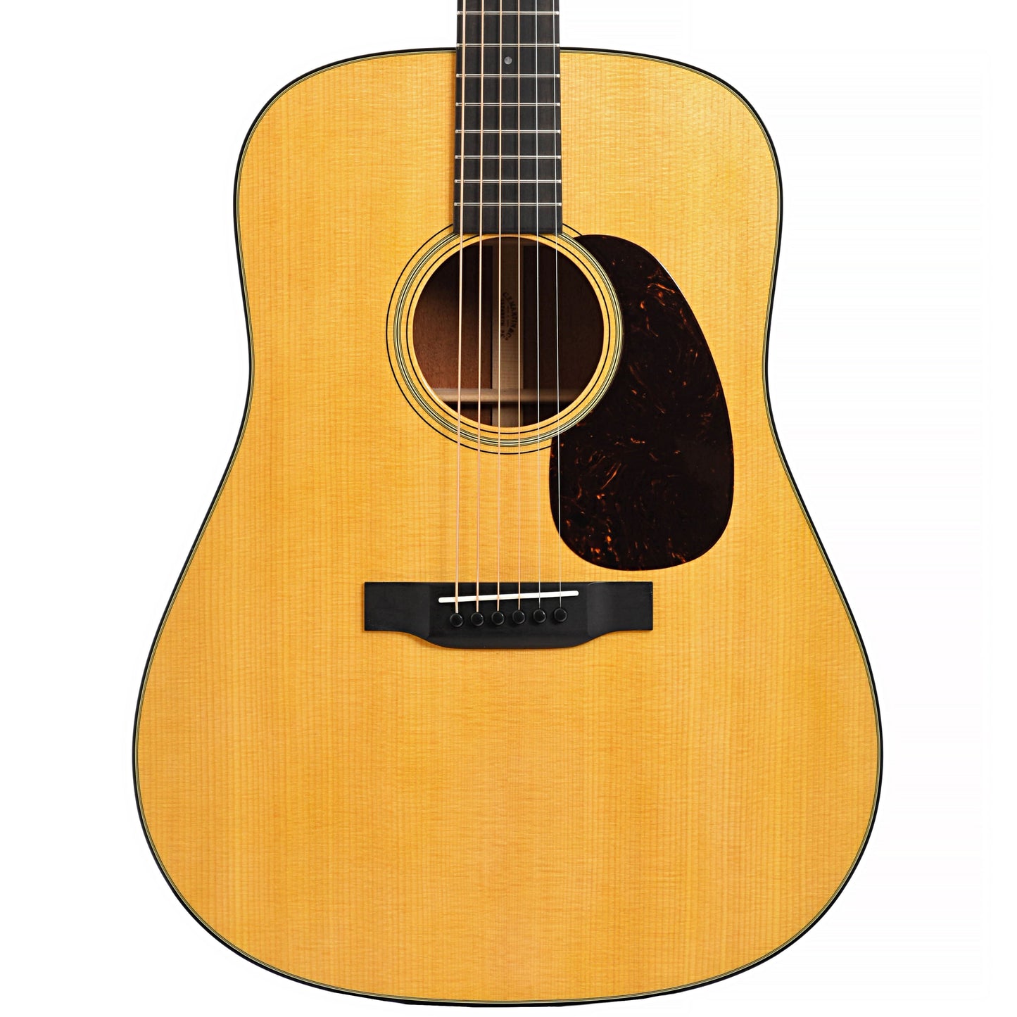 Front of Martin Custom 18-Style Dreadnought, Quilted Mahogany
