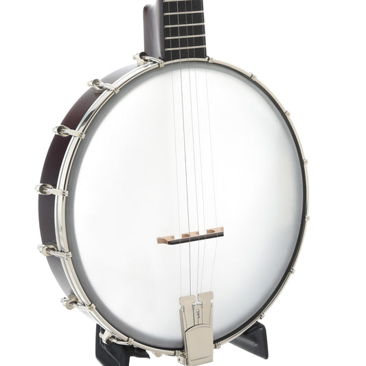 Front and Side of Recording King Dirty 30's Open-Back Banjo