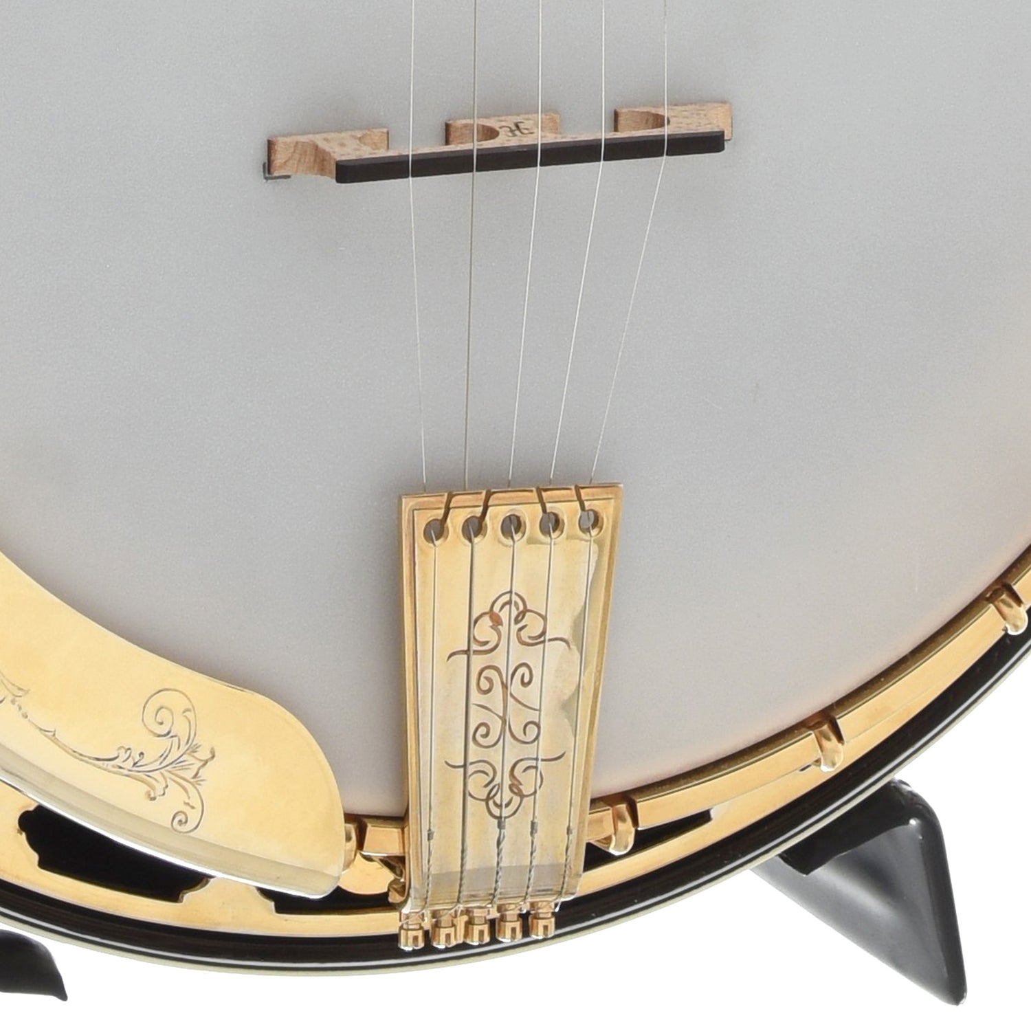 Image 3 of DP Hopkins Maple Golden Deluxe Banjo & Case - SKU# DPH2-2 : Product Type Resonator Back Banjos : Elderly Instruments