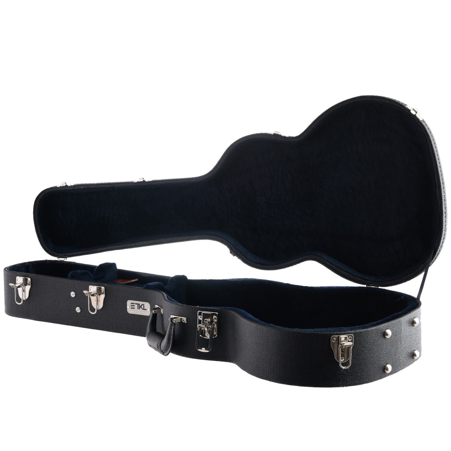 Full Inside and Side of TKL #8876 LTD Series 0-Size and Tenor Guitar Case