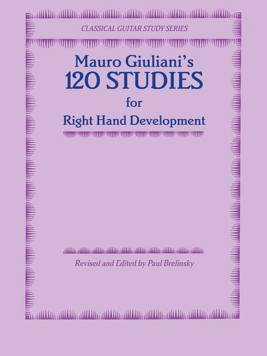 Image 1 of Mauro Giuliani's 120 Studies for Right Hand Development - SKU# 05-193 : Product Type Media : Elderly Instruments