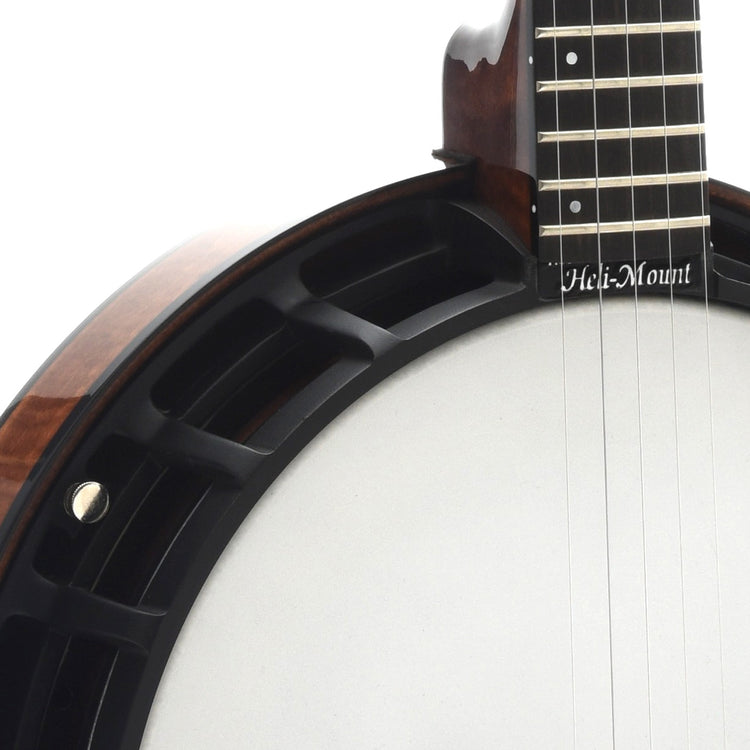 Image 5 of Nechville Maple Midnight Phantom Banjo & Case - SKU# NPHANMPL : Product Type Resonator Back Banjos : Elderly Instruments