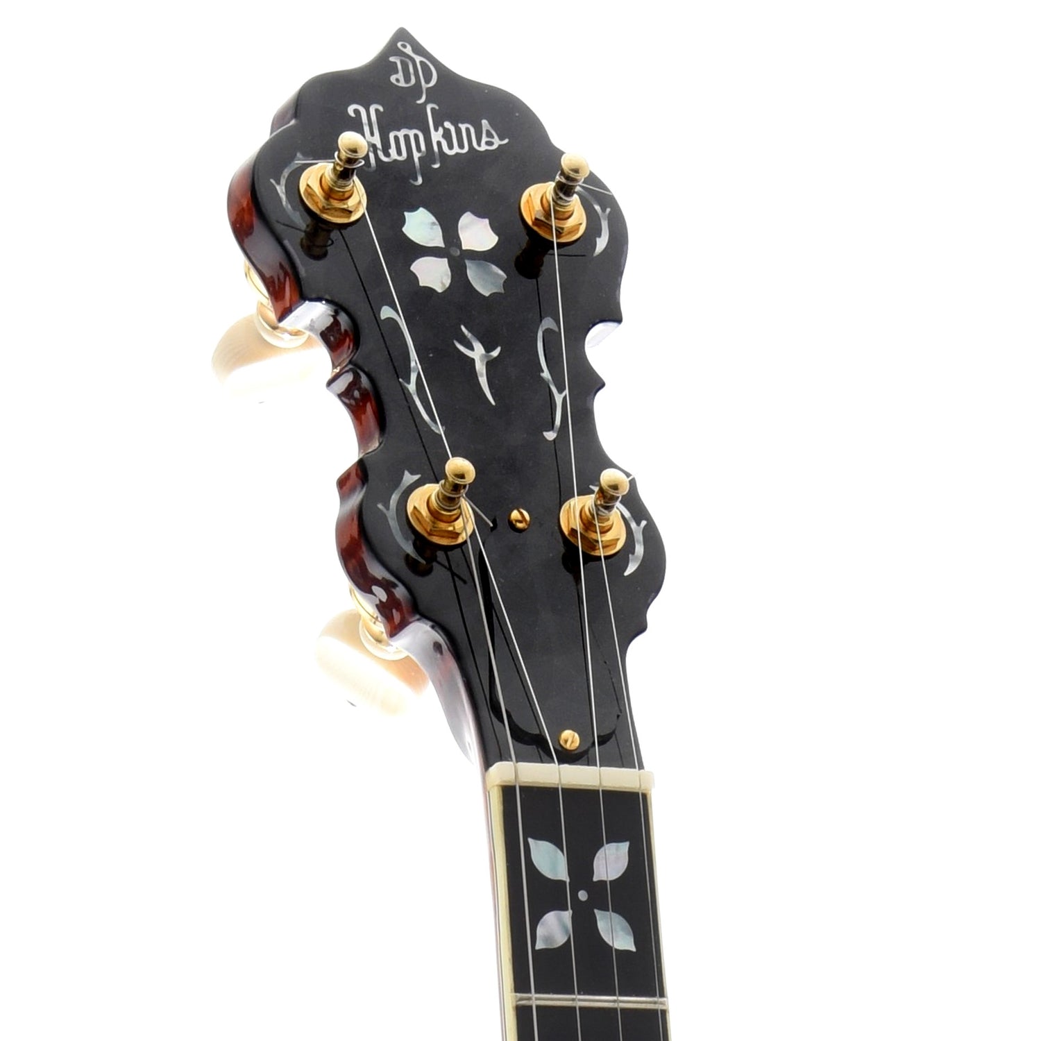 Image 7 of DP Hopkins Maple Golden Deluxe Banjo & Case - SKU# DPH2-2 : Product Type Resonator Back Banjos : Elderly Instruments