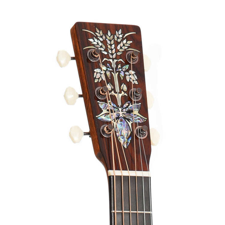 Headstock of Martin DSS Hops & Barley Guitar