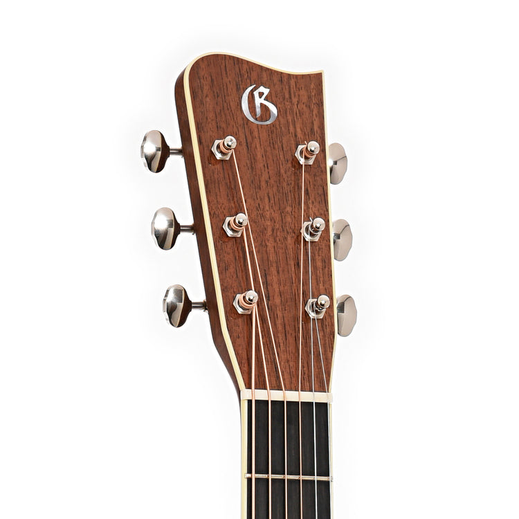 Front headstock of Gallagher Guitar Co. GC-70 Grand Concert Acoustic