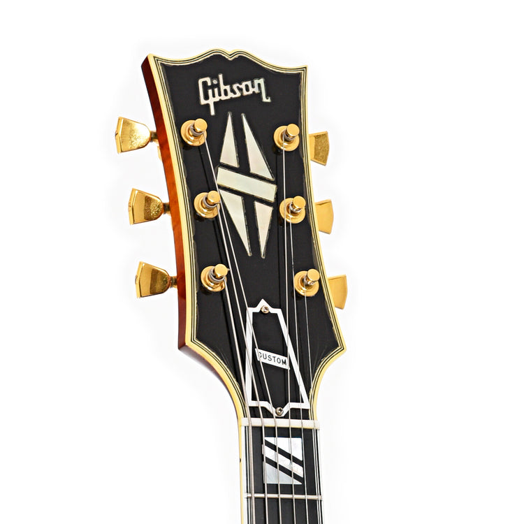 Front headstock of Gibson Super 400 CES Hollow Body Electric