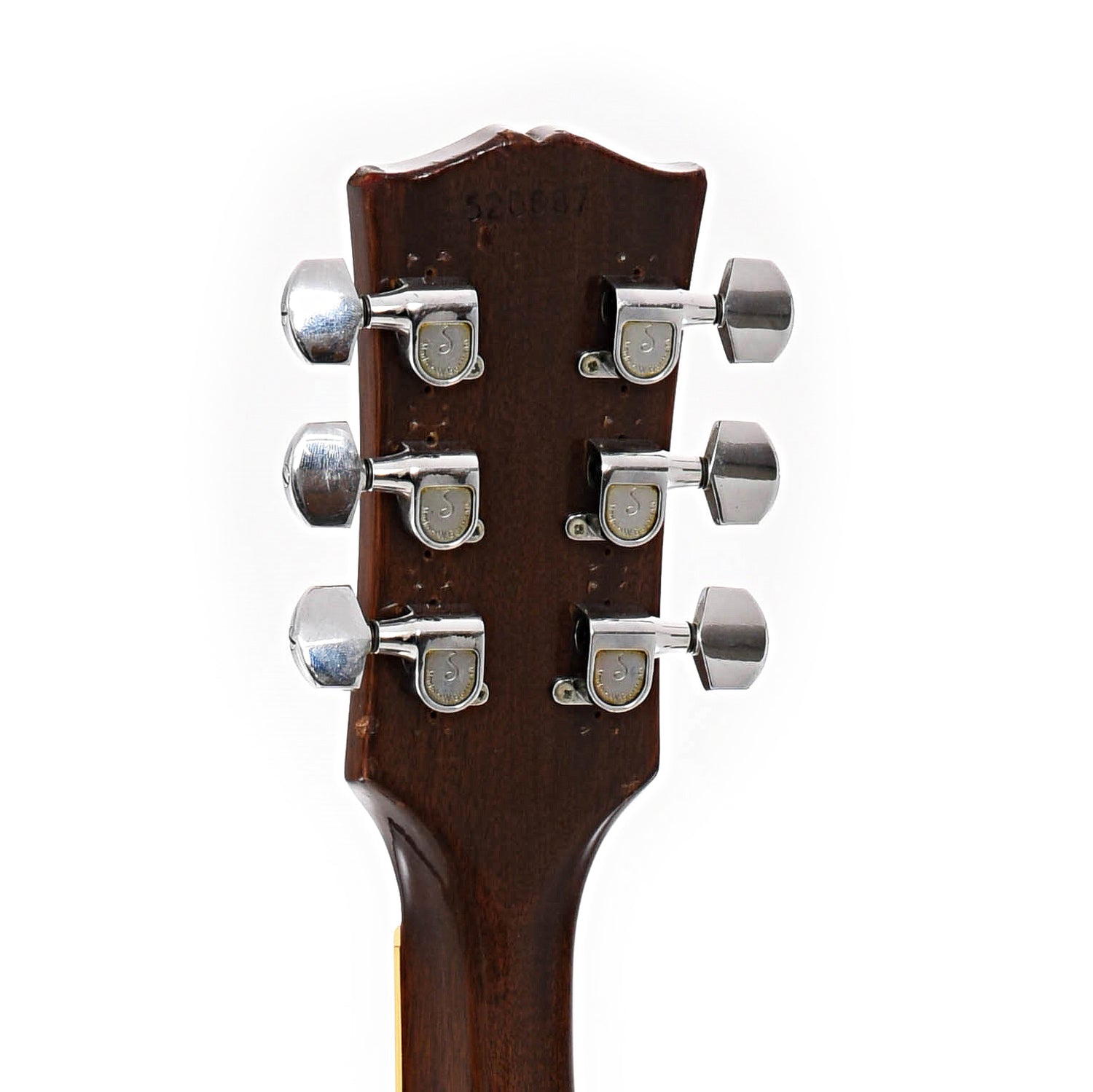 back headstock of 1968 Gibson ES-175 D Hollowbody Electric