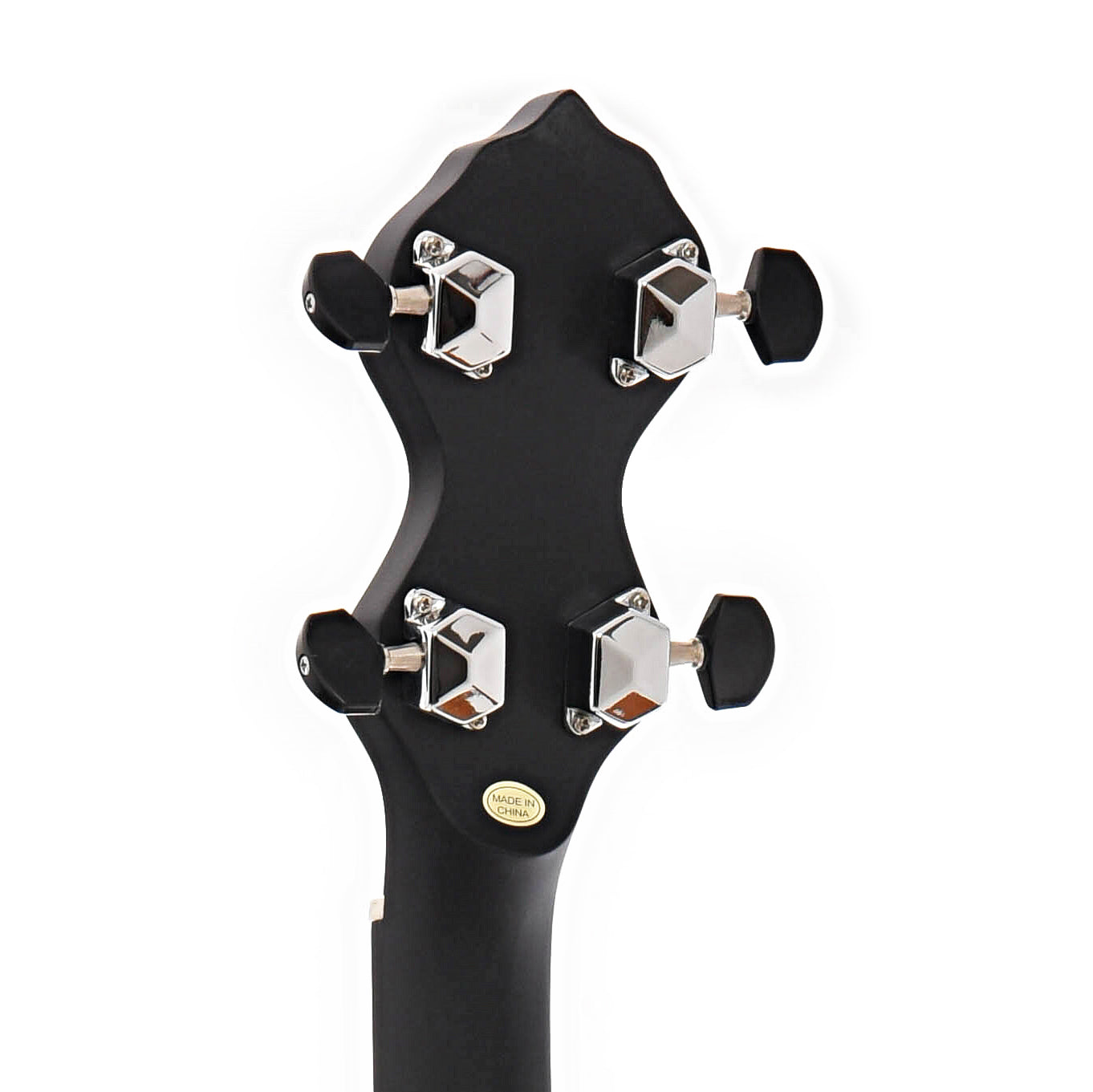 back headstock of Gold Tone AC-1FL Fretless Openback