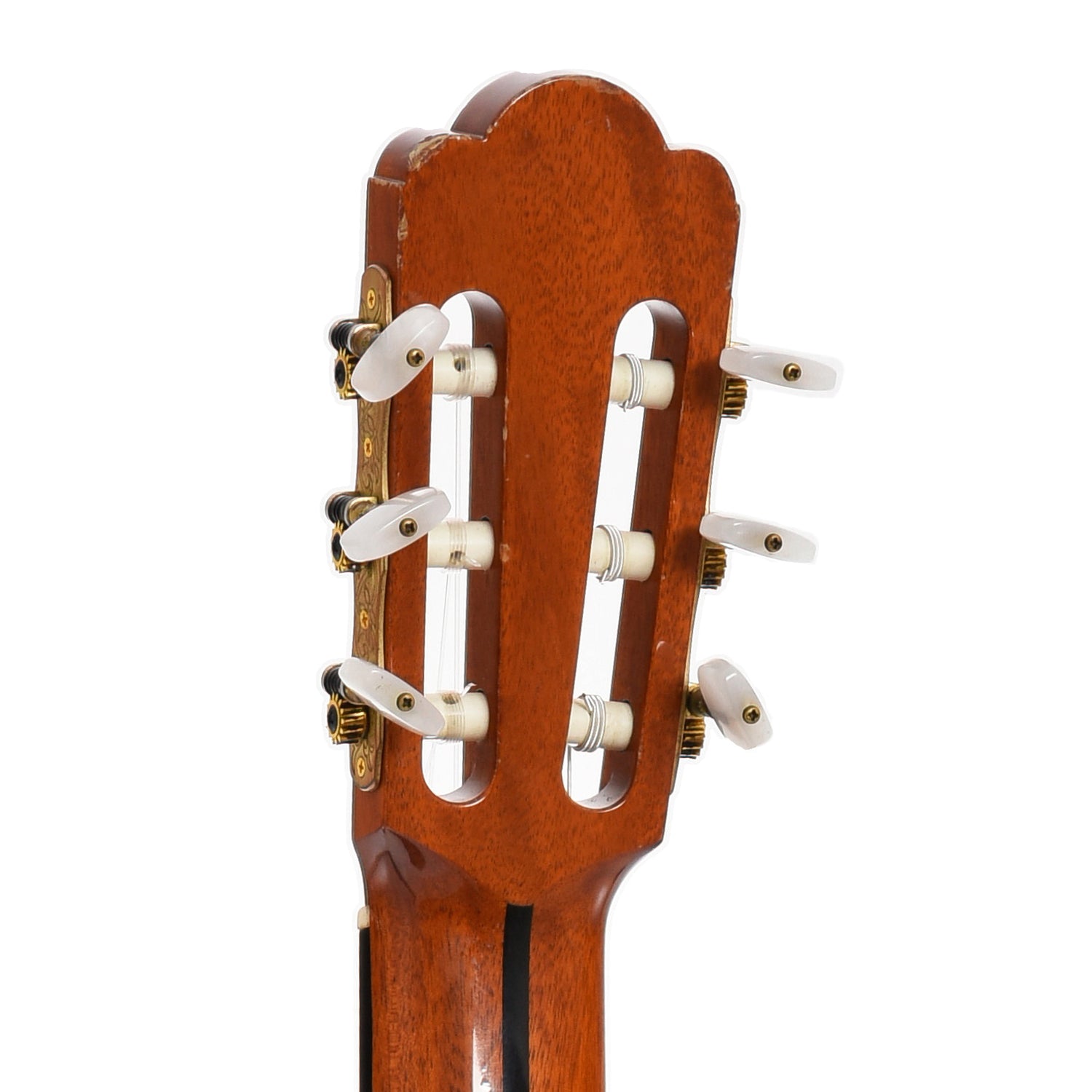Back Headstock of Asturias Custom S Classical Guitar