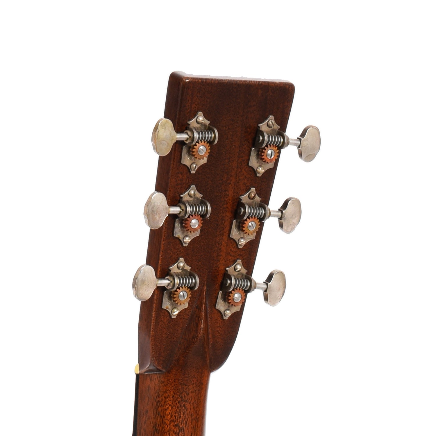 back headstock of Martin 000-28 Authentic Aged Ambertone