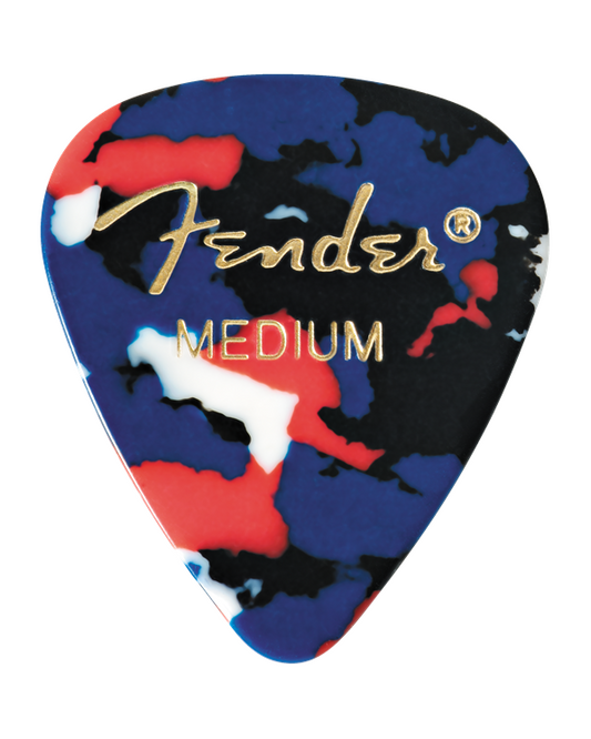 Image 1 of Fender Classic Celluloid Pick, Medium Gauge, 12 Pack - SKU# FPCCE-CON-M : Product Type Accessories & Parts : Elderly Instruments