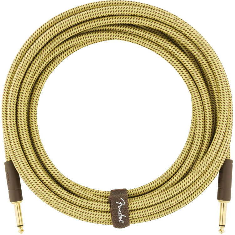 Image 2 of Fender Deluxe Series Instrument Cable, 18.6', Tweed - SKU# FDLX-186-TWD : Product Type Cables & Accessories : Elderly Instruments