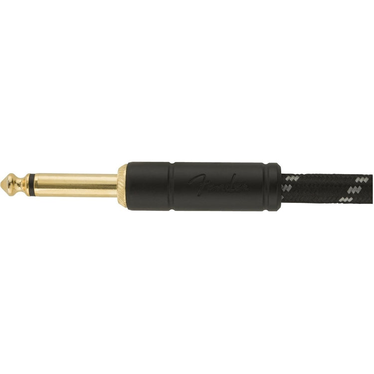 Image 3 of Fender Deluxe Series Instrument Cable, 15', Black Tweed - SKU# FDLX-15-BTWD : Product Type Cables & Accessories : Elderly Instruments