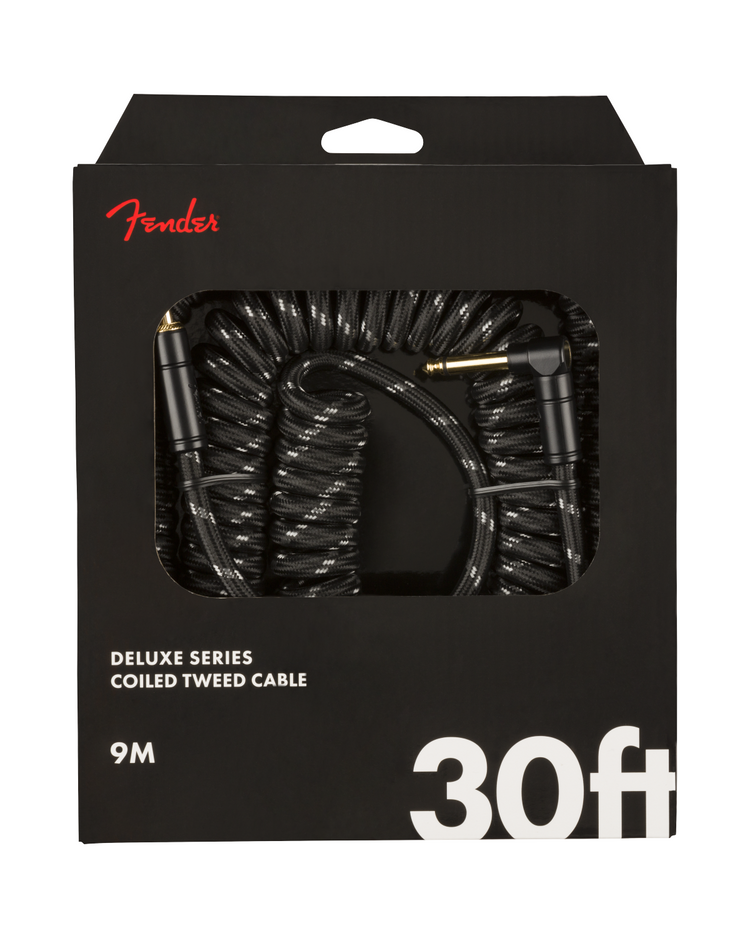 Image 1 of Fender Deluxe Series Coil Cable, Black Tweed - SKU# FDSCCBTWD : Product Type Cables & Accessories : Elderly Instruments