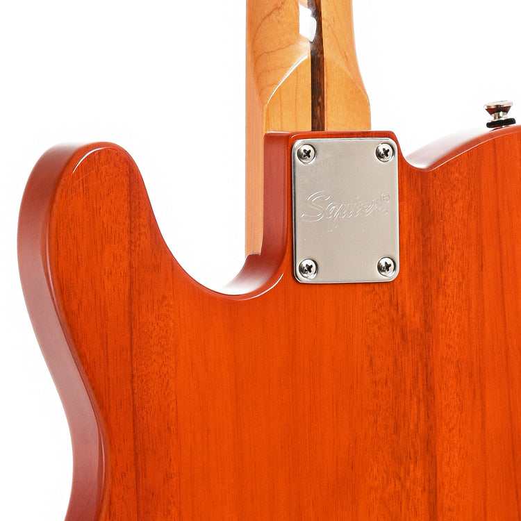 Neck joint of Fender Squier Classic Vibe '60's Telecaster Thinline