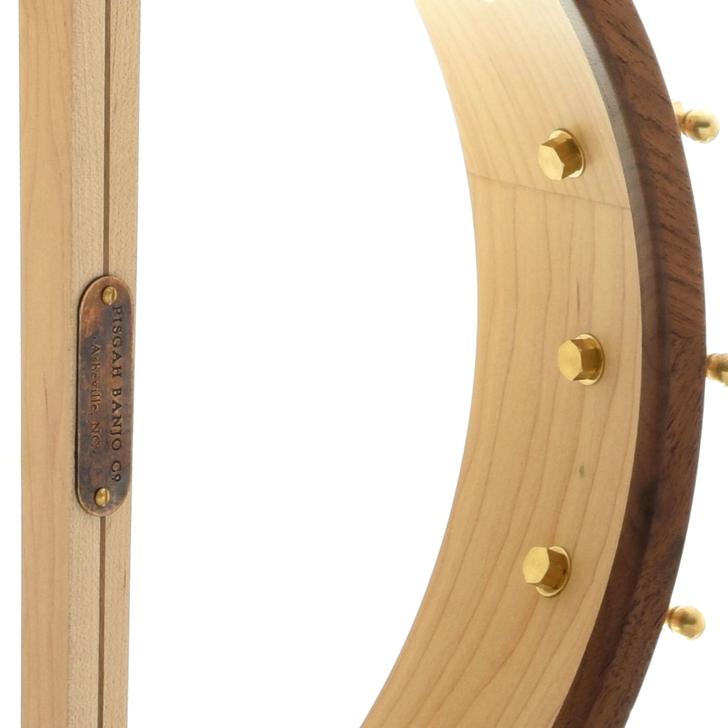 Image 9 of Pisgah Banjo Co. 12" Maple Appalachian Openback Banjo, Standard Scale - SKU# PAPMSTD-195609 : Product Type Open Back Banjos : Elderly Instruments