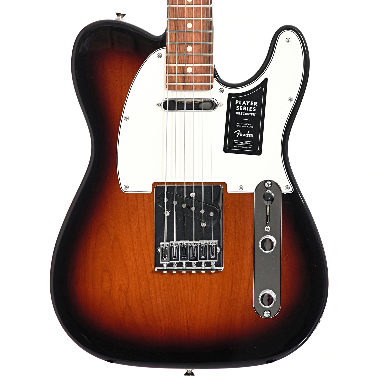 Image 2 of Fender Player Telecaster, 3-Color Sunburst- SKU# FPT3SB : Product Type Solid Body Electric Guitars : Elderly Instruments