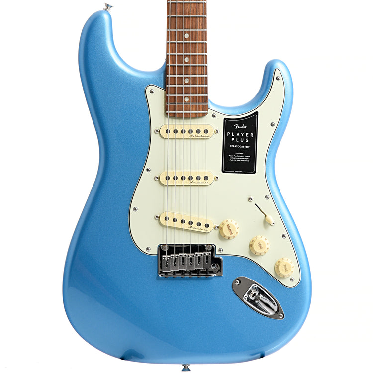Front of Fender Player Plus Stratocaster