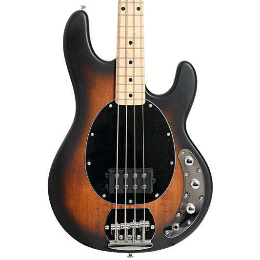 Image 1 of Sterling by Music Man StingRay 4 Bass, Vintage Sunburst Satin Finish- SKU# RAY4-VSBS : Product Type Solid Body Bass Guitars : Elderly Instruments