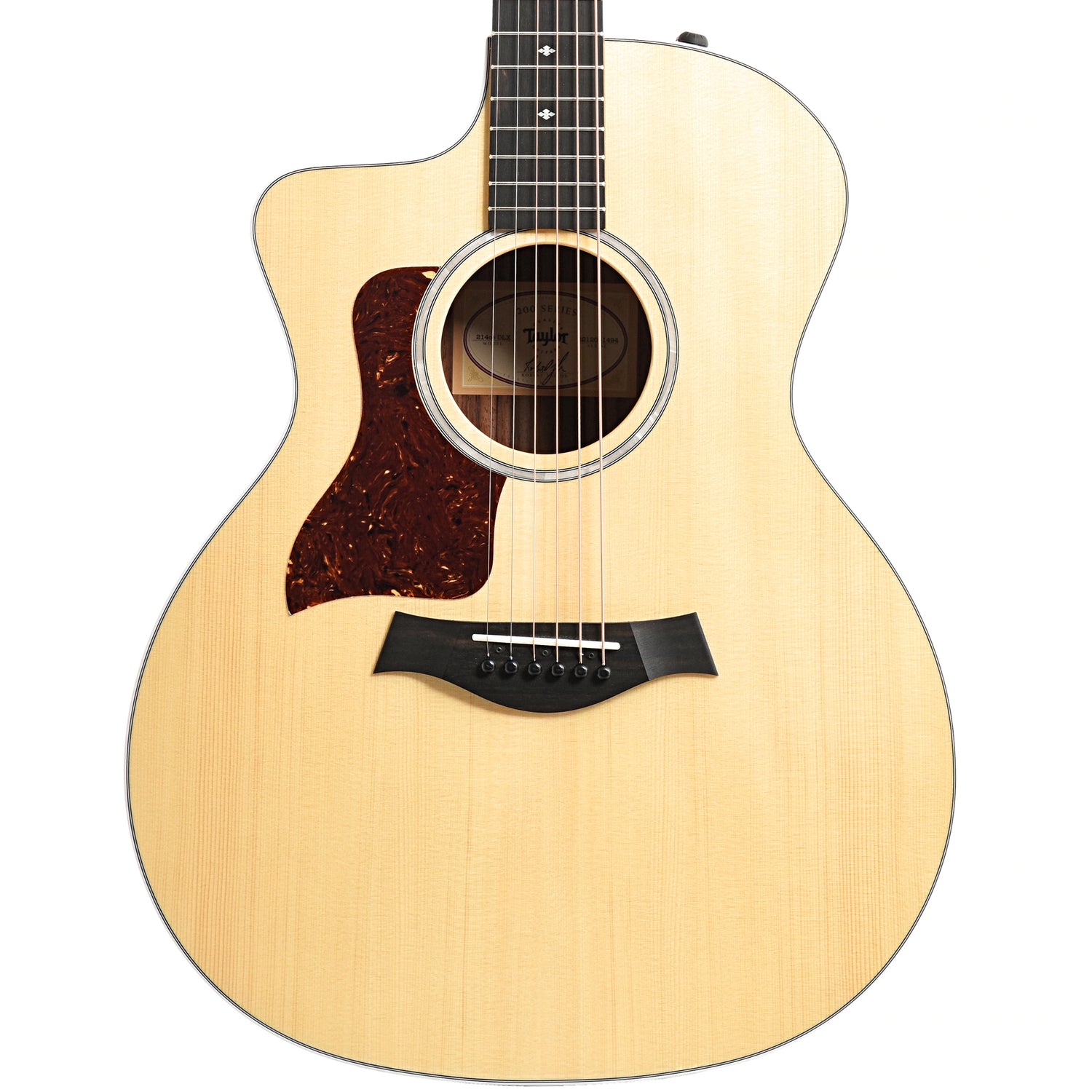 Image 2 of Taylor 214ce Deluxe & Case, Left Handed - SKU# 214CEDLXLH : Product Type Flat-top Guitars : Elderly Instruments