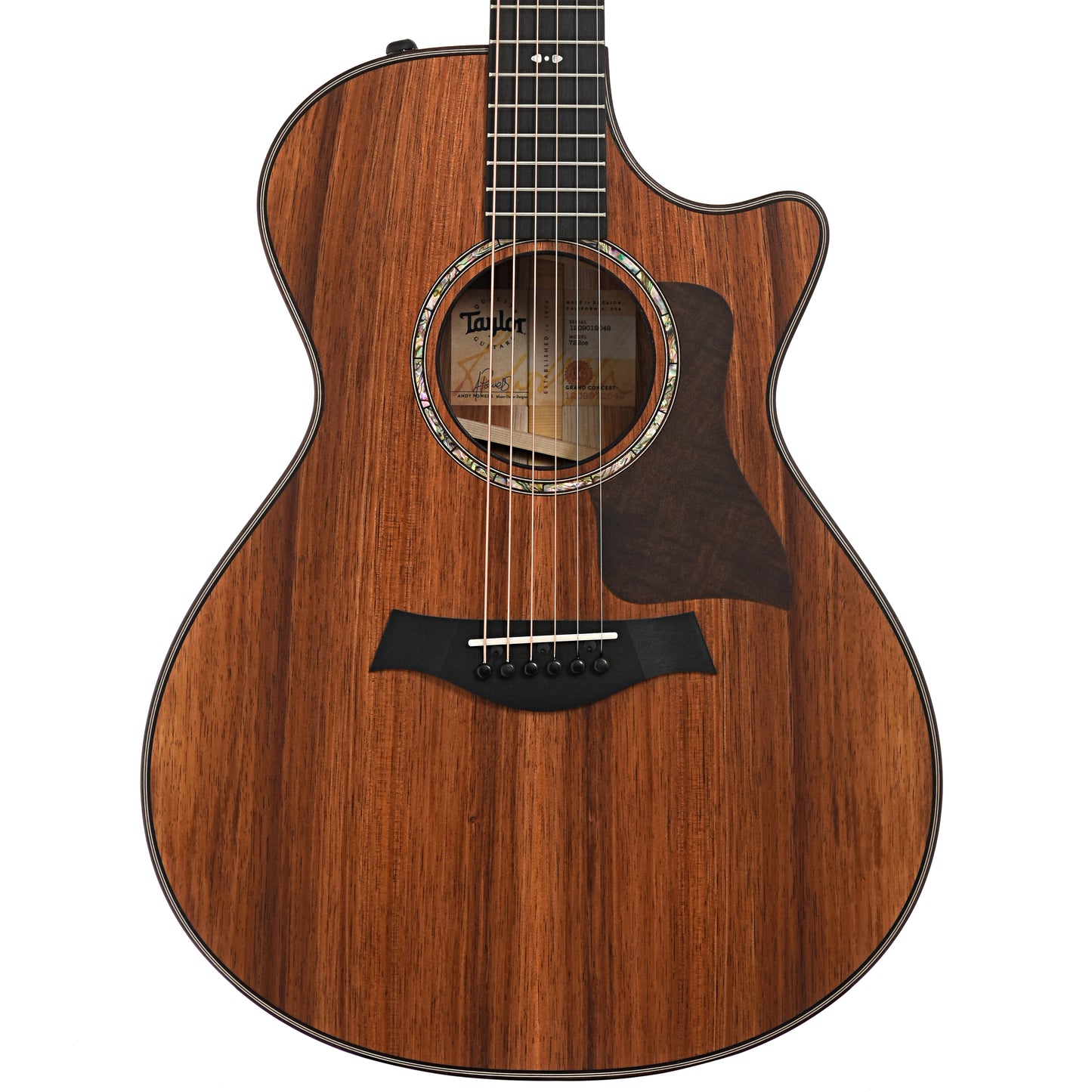Front of Taylor 722ce Acoustic Guitar