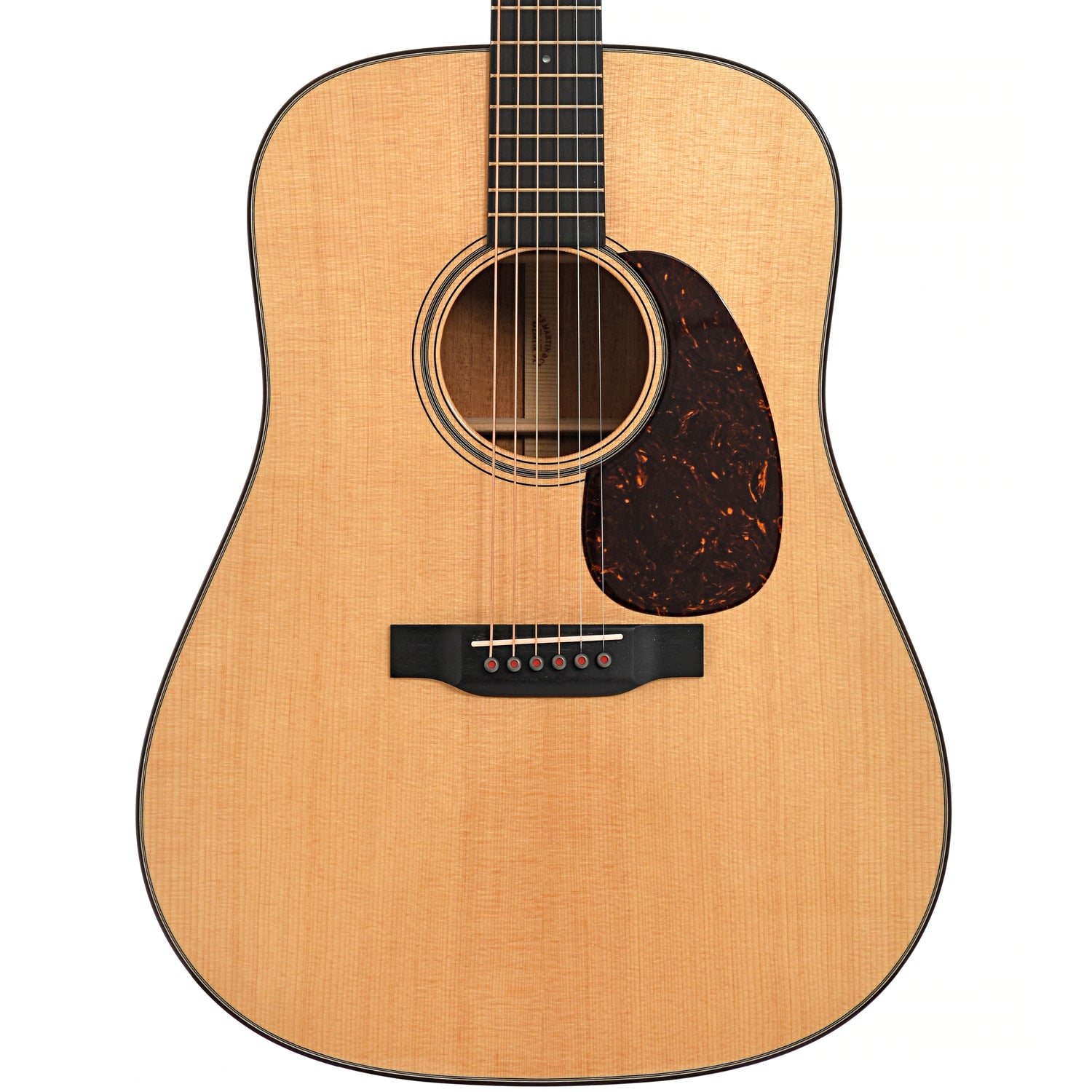 Front of Martin D-18 Modern Deluxe Acoustic Guitar