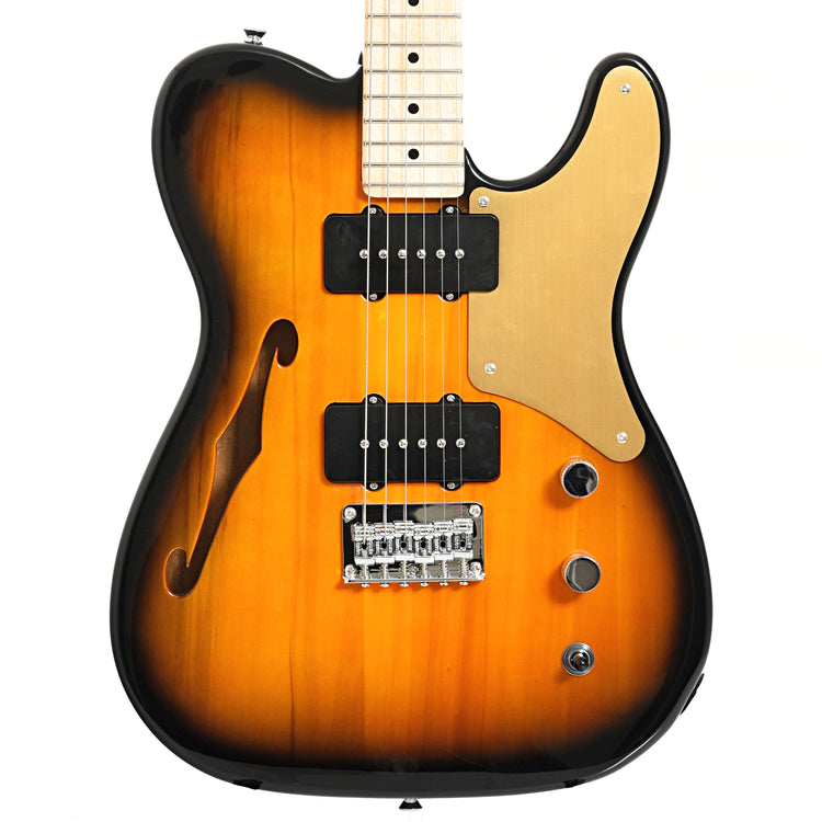 Image 1 of Squier Paranormal Cabronita Telecaster Thinline, 2-Color Sunburst- SKU# SPARACAB-2TS : Product Type Solid Body Electric Guitars : Elderly Instruments