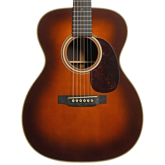 Image 2 of Martin Custom 000-28 Authentic 1937 Guitar & Case, Aged Ambertone - SKU# 00028AUTH37CE-AGED-AMB : Product Type Flat-top Guitars : Elderly Instruments