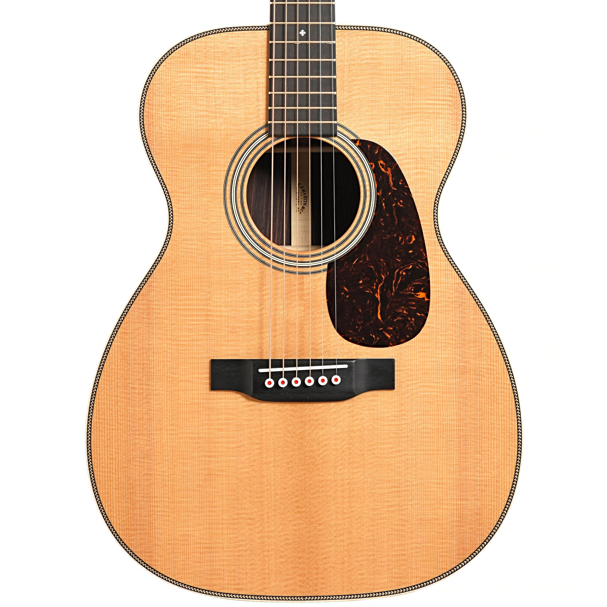 Front of Martin 00-28 Modern Deluxe Guitar