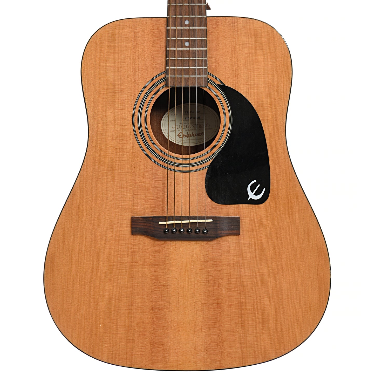 Front of Epiphone PR-150 NA Acoustic