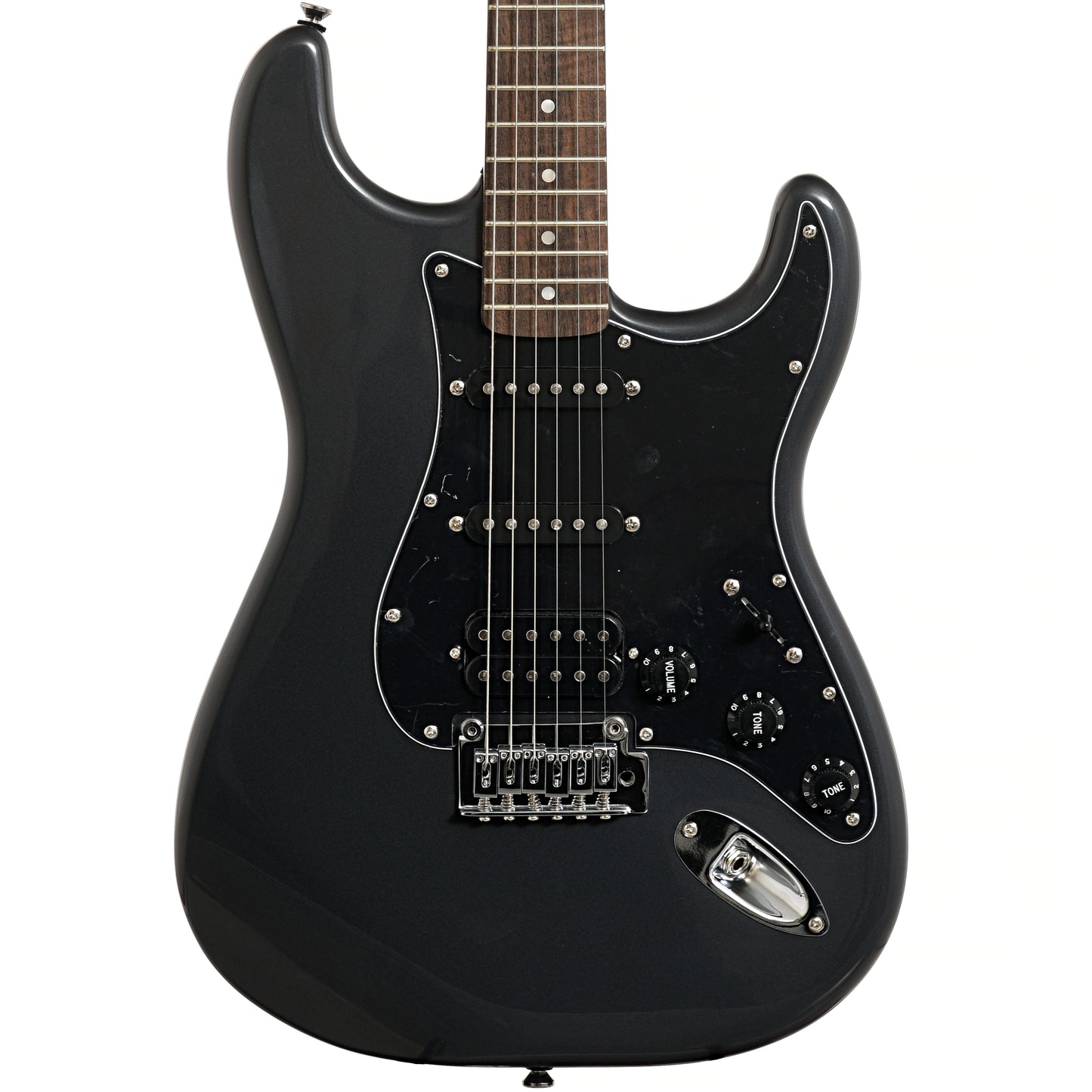 Image 2 of Squier Affinity Series Stratocaster HSS Pack, Charcoal Frost Metallic- SKU# SASSPACK-CFM : Product Type Solid Body Electric Guitars : Elderly Instruments