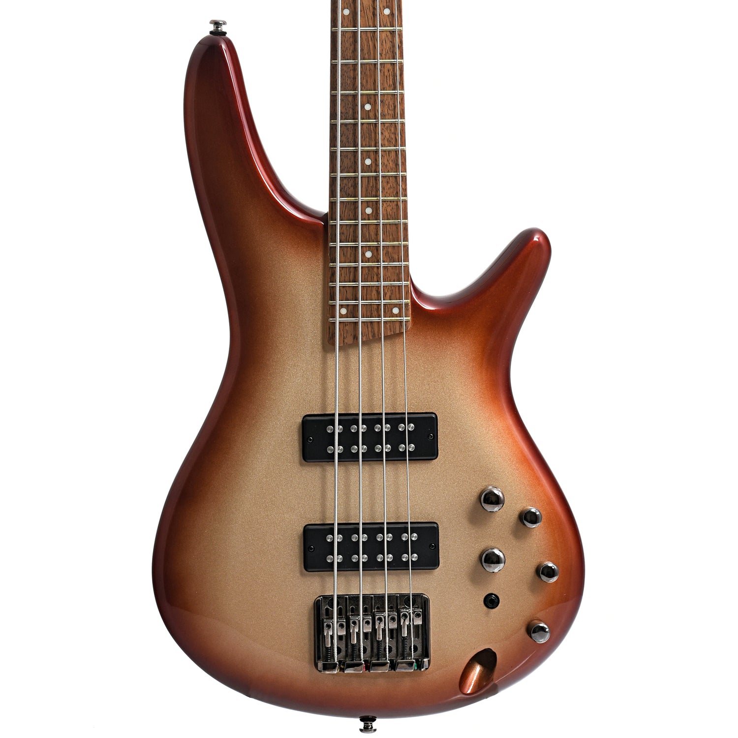 Image 2 of Ibanez SR300E 4-String Bass, Charred Champagne Burst - SKU# SR300E-CCB : Product Type Solid Body Bass Guitars : Elderly Instruments