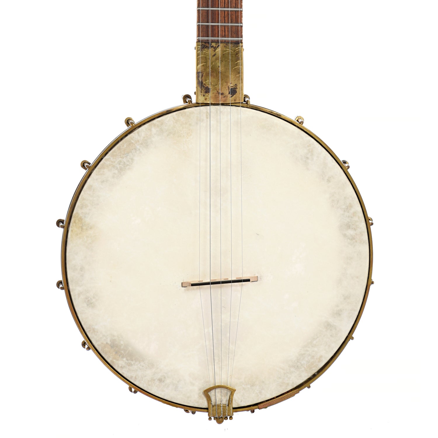 Front of Dogwood Banjo Co. Custom Mano 12"