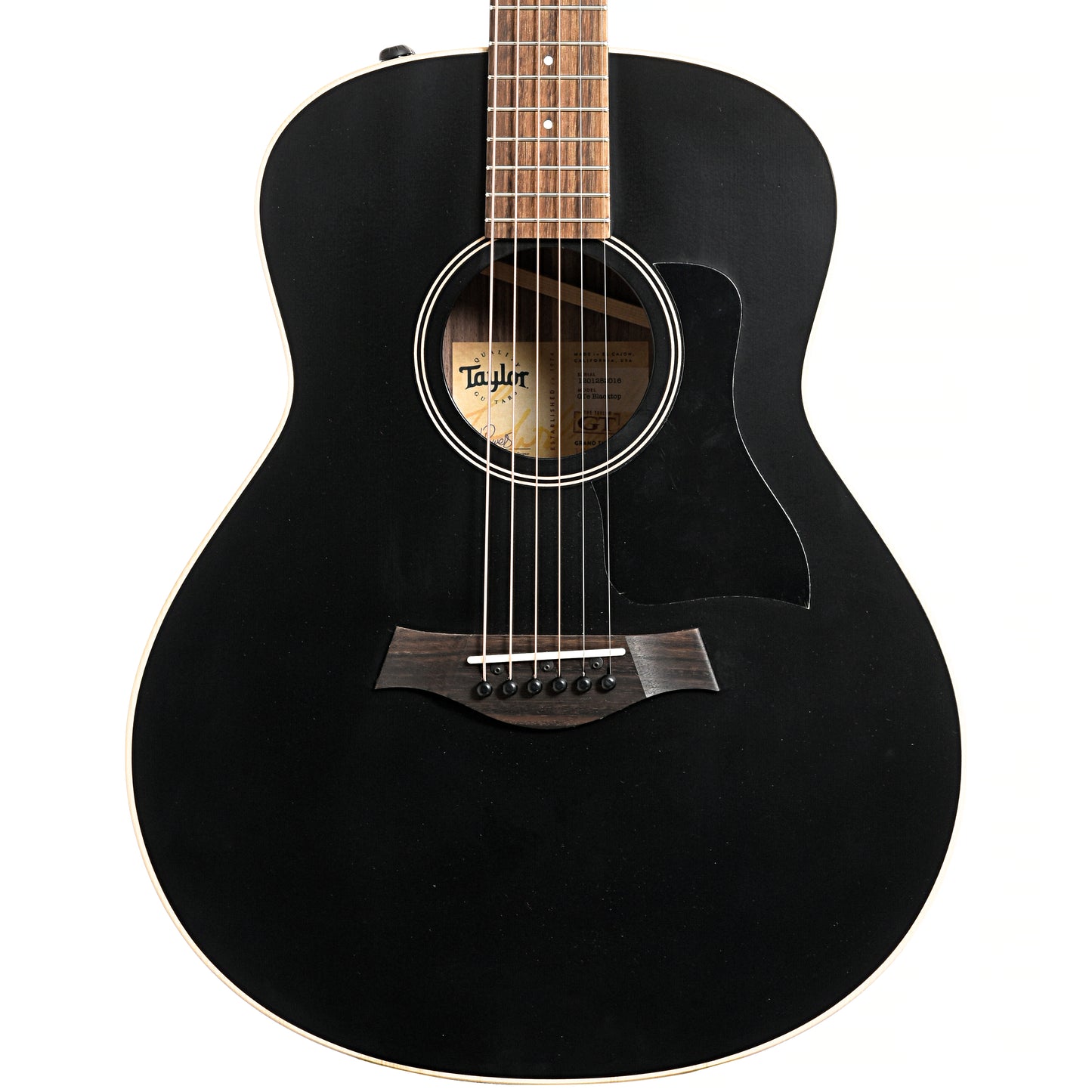 Image 2 of Taylor GTe Blacktop Acoustic/Electric Guitar- SKU# GTEBT : Product Type Flat-top Guitars : Elderly Instruments