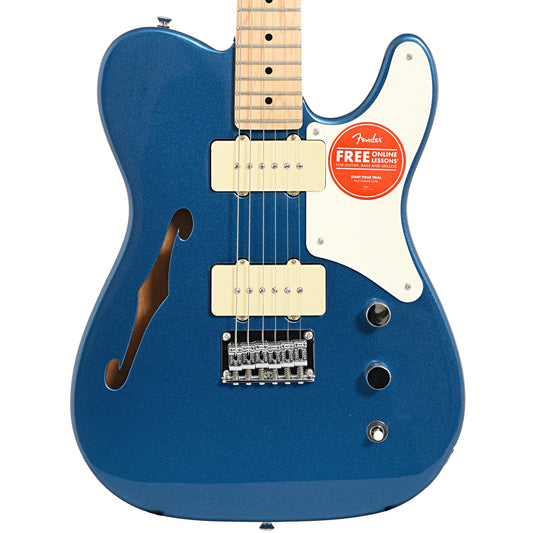 Image 1 of Squier Paranormal Cabronita Telecaster Thinline, Lake Placid Blue- SKU# SPARACAB-LPB : Product Type Solid Body Electric Guitars : Elderly Instruments