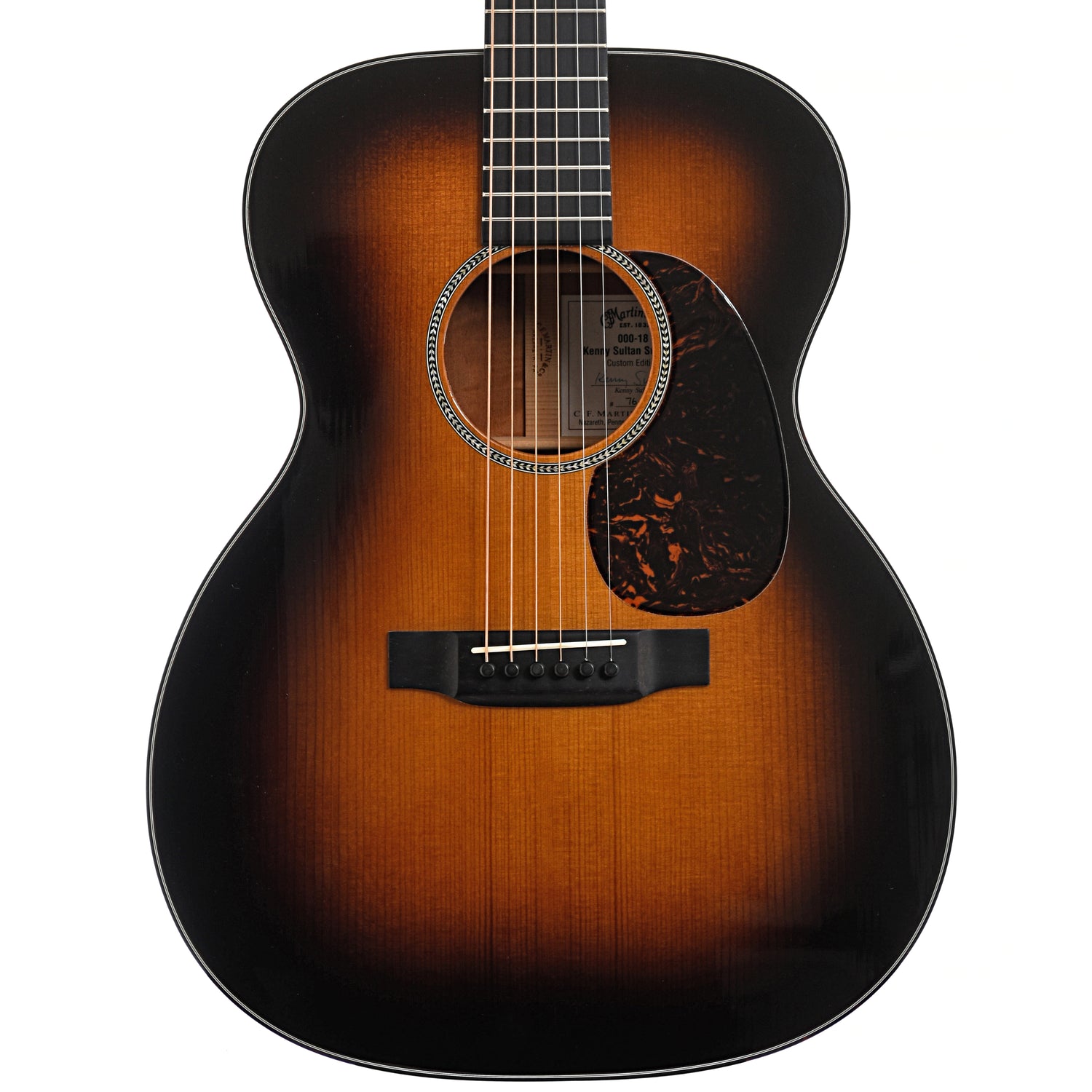 Martin 000-18 Kenny Sultan Sunburst Custom Acoustic Guitar (2007)