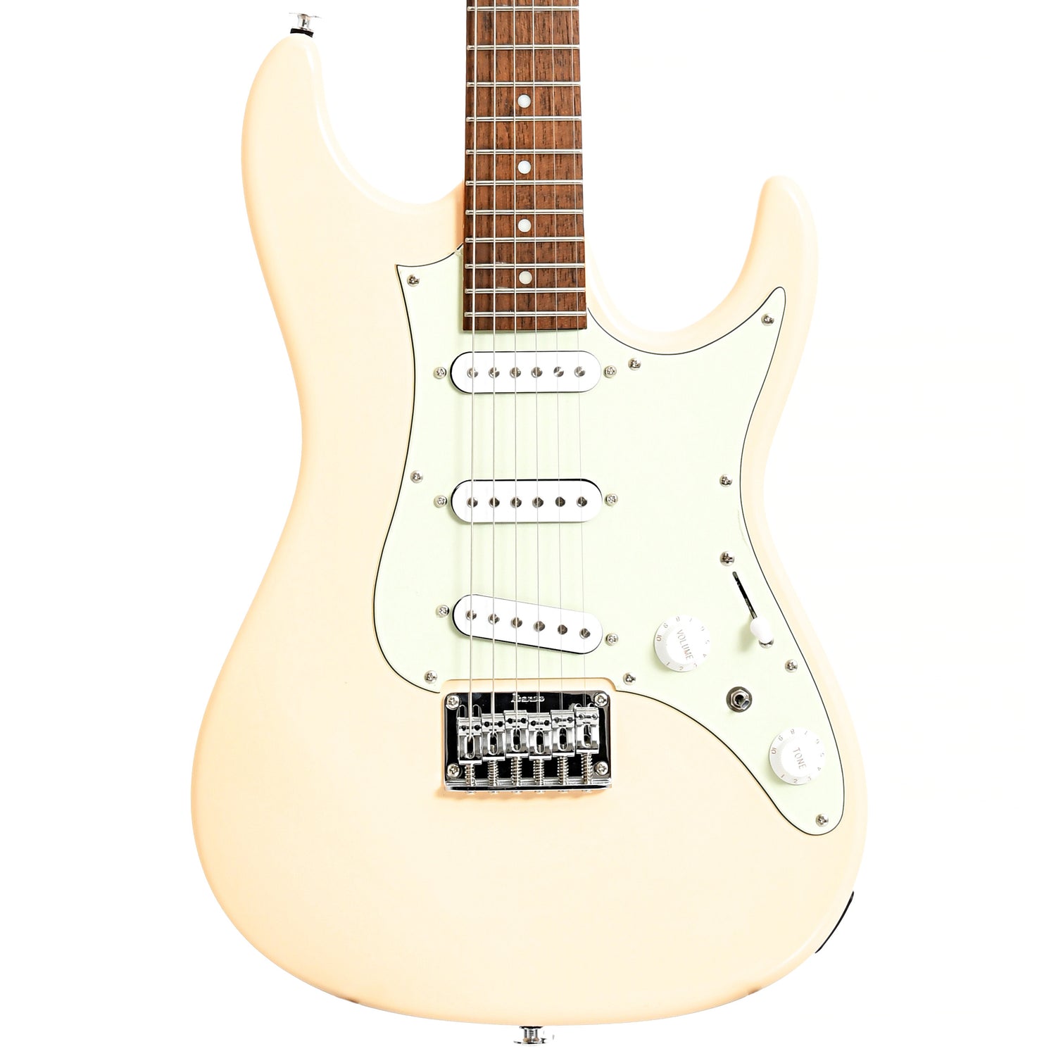 front of Ibanez AZES31 Electric Guitar, Ivory