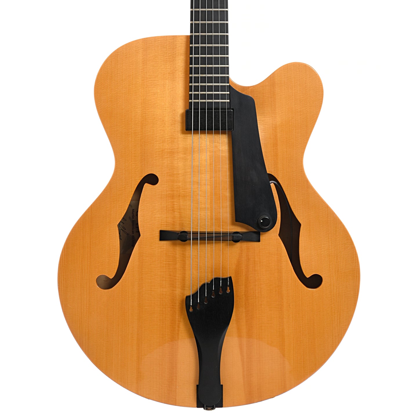 Front of Martin CF-1 Archtop