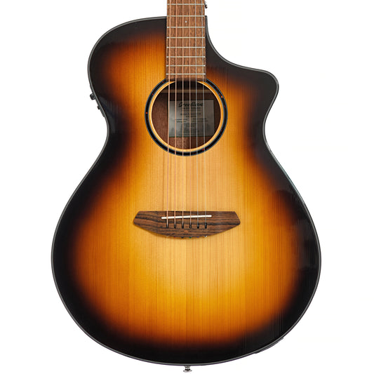 Front of Breedlove Eco Collection Discovery S Concert Edgeburst CE European-African