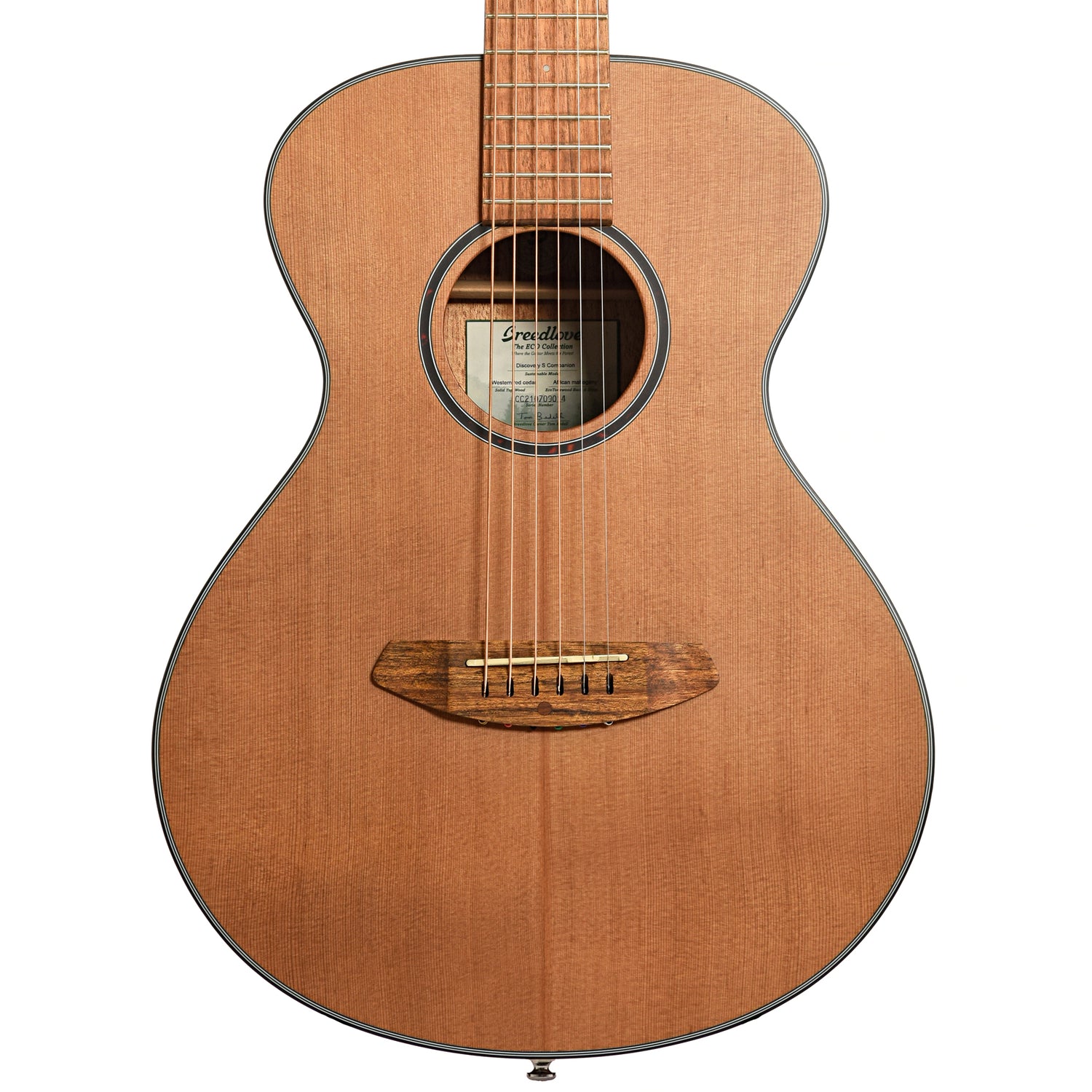 Image 2 of Breedlove Discovery S Companion Red Cedar-African Mahogany Acoustic Guitar - SKU# DSCP01RCAM : Product Type Flat-top Guitars : Elderly Instruments