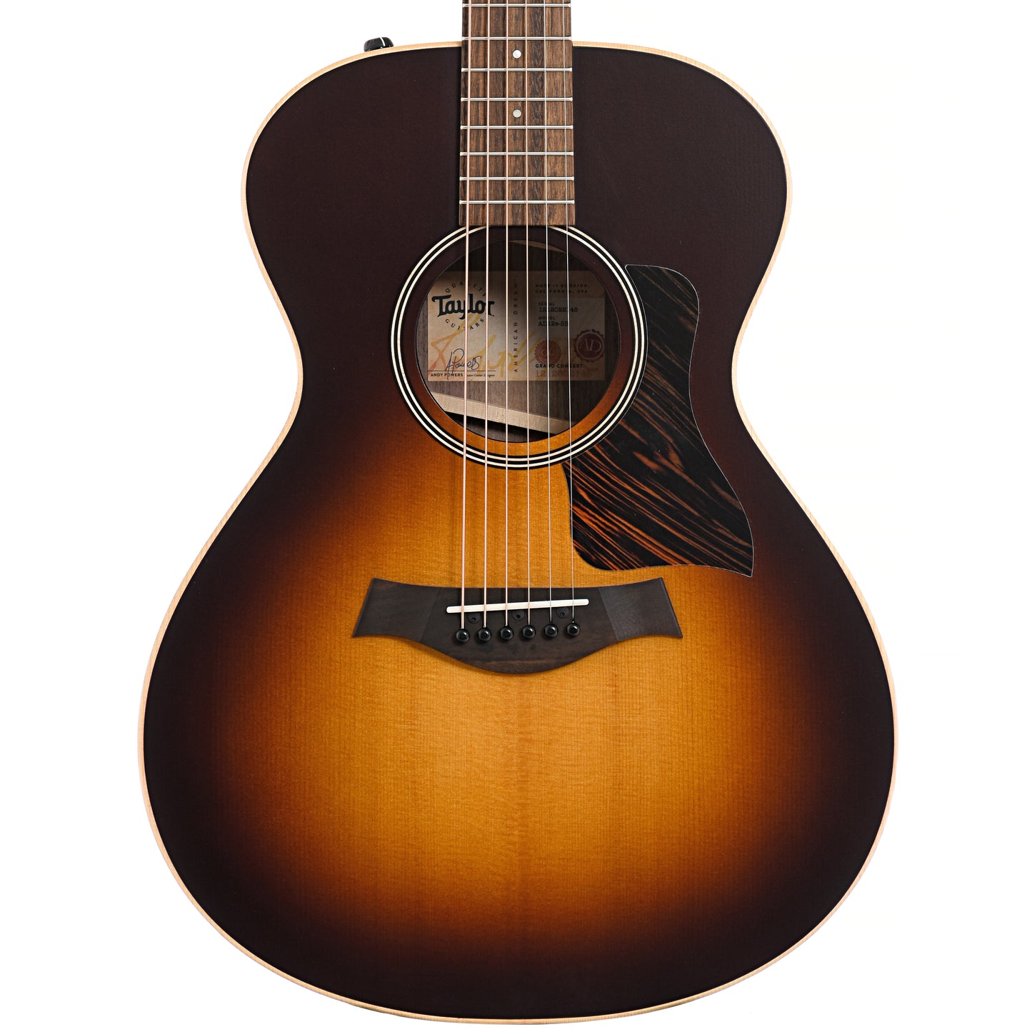 Front of Taylor AD12e-SB Acoustic 