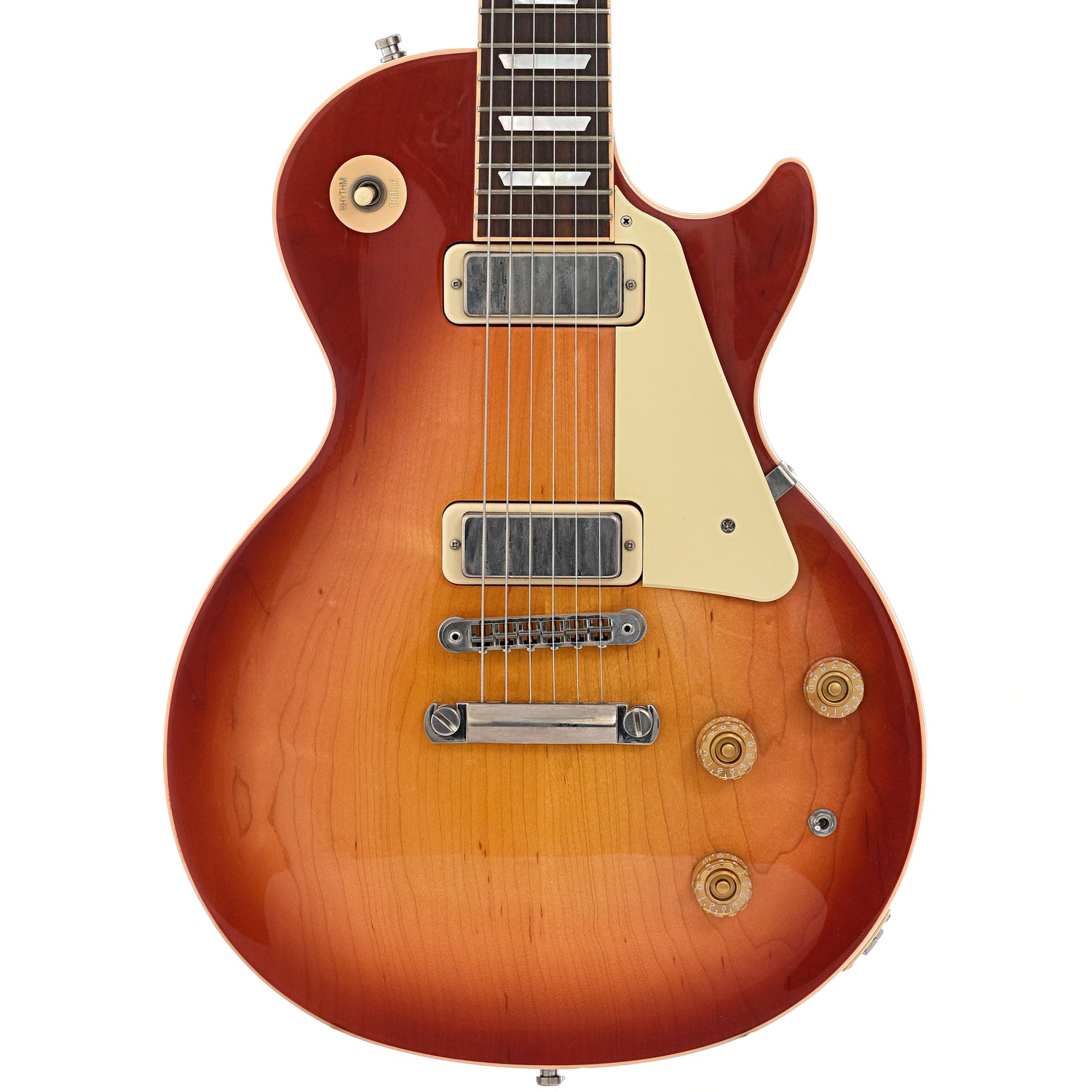 Front of Gibson Les Paul Deluxe 100th Anniversary