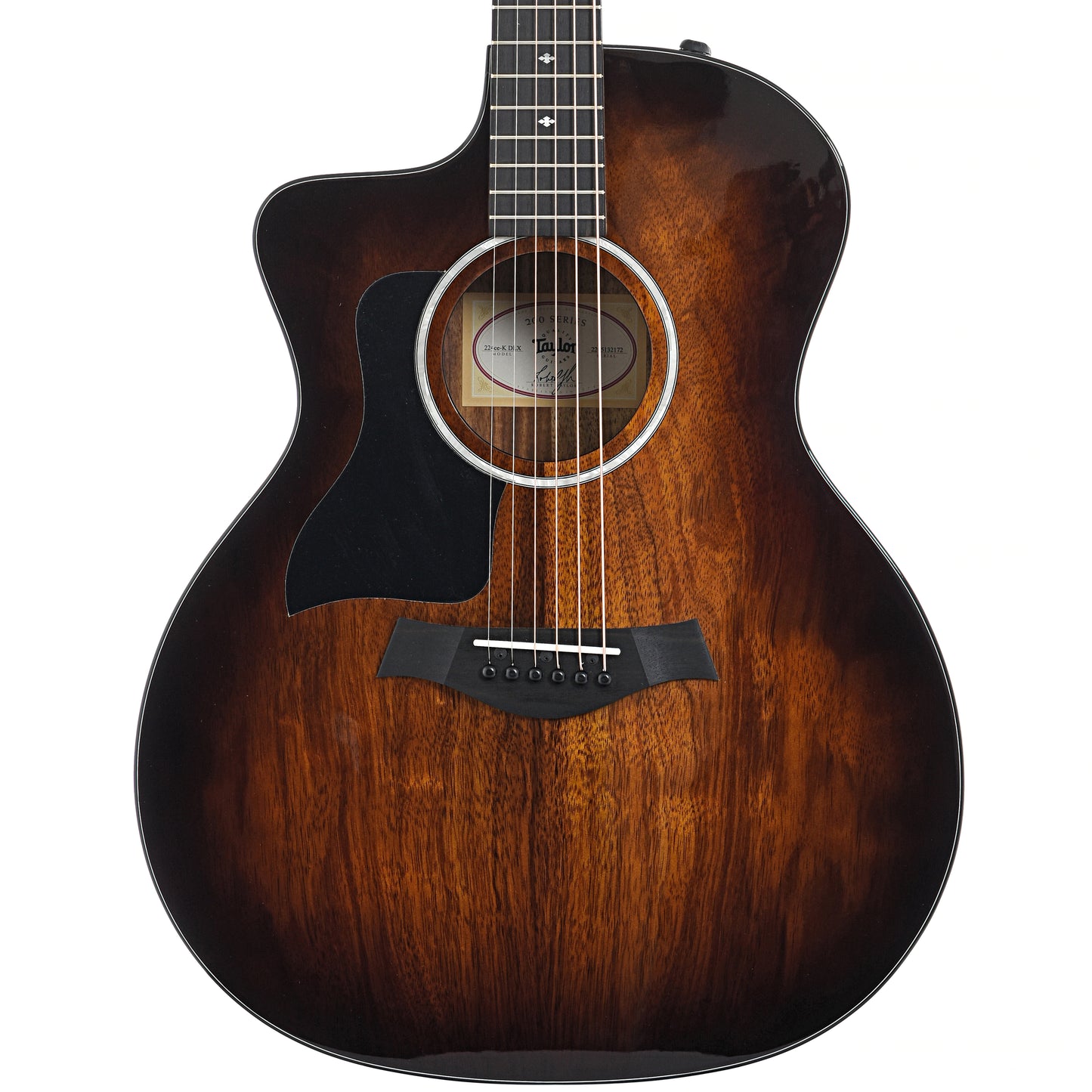 Front of Taylor 224ce-K Deluxe LH